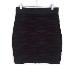 H&M Black Bodycon Mini Skirt | Size Small